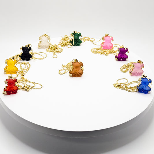 Gummy Bear Chain 18K Gold Plated