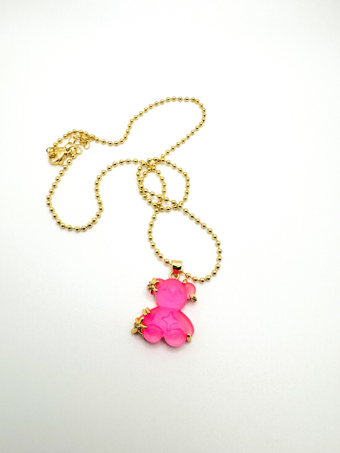 Gummy Bear Chain 18K Gold Plated