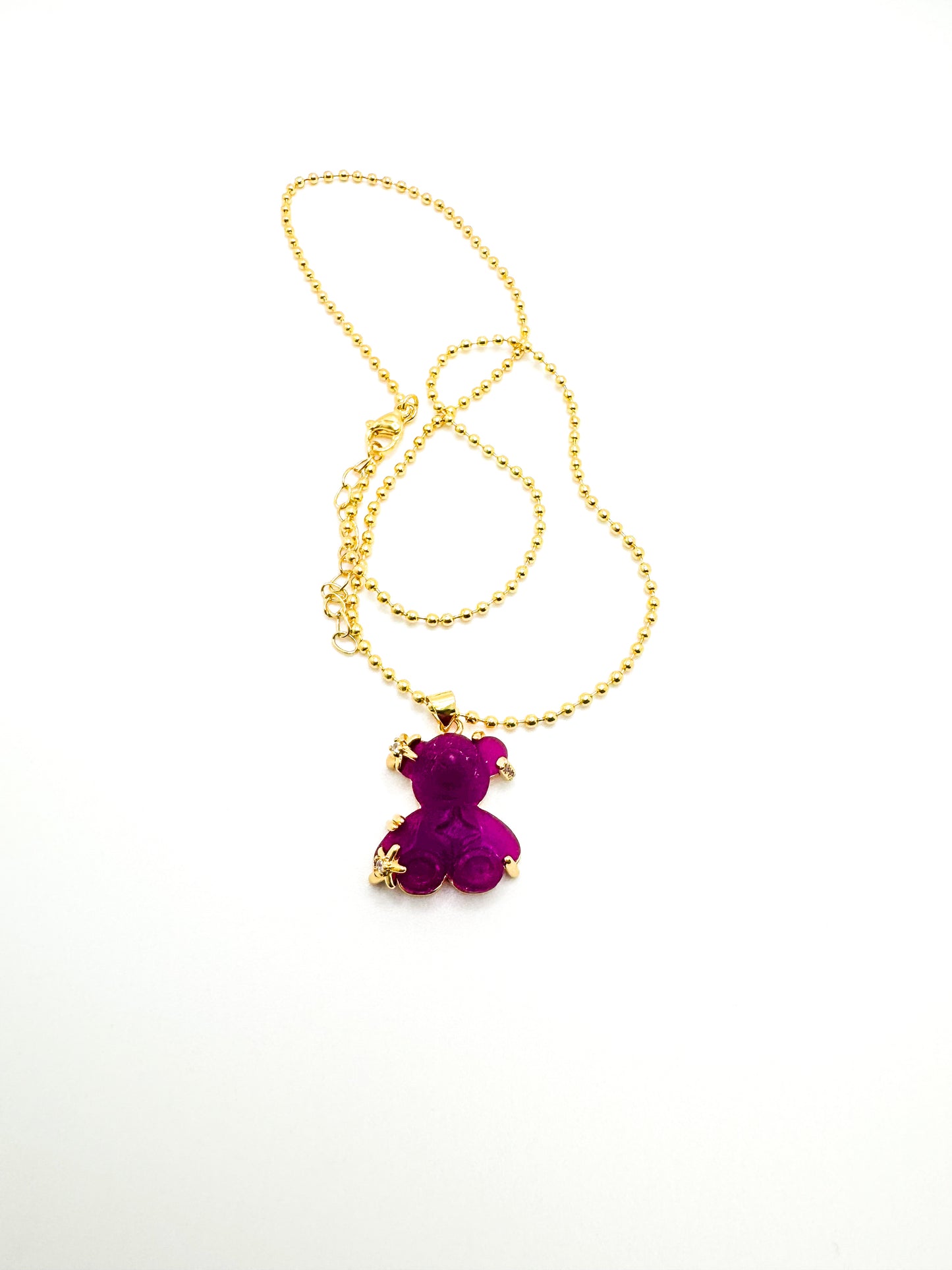 Gummy Bear Chain 18K Gold Plated